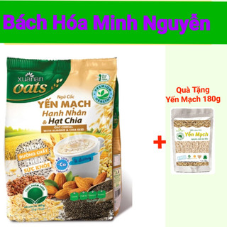 Ngũ cốc yến mạch hạnh nhân hạt chia 400g xuân an