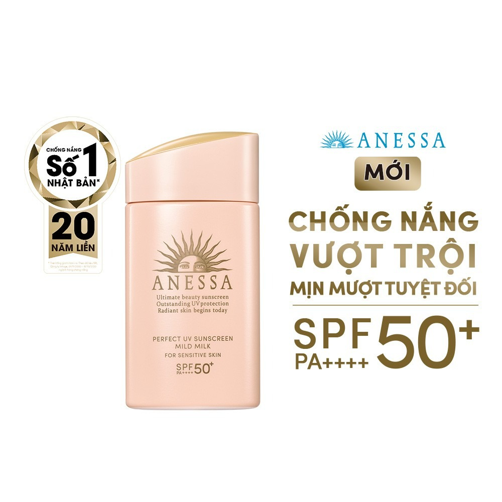 SỮA CHỐNG NẮNG ANESSA CHO DA NHẠY CẢM UV SPF50++ 60ML