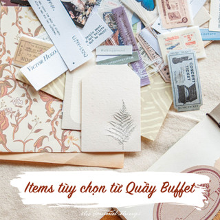 Buffet Journal (Set 50 Items Trang Trí Sổ Journal Random)
