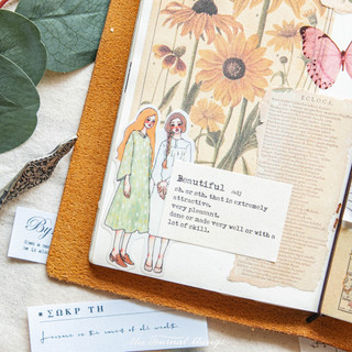 Buffet Journal (Set 50 Items Trang Trí Sổ Journal Random)