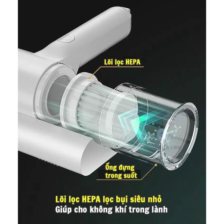 Máy Hút Bụi Giường Nệm Cao Cấp  - Máy Bụi Mini Cầm Tay Không Dây Hàng Chính Hãng Có Tia UV Khử Khuẩn Hiệu Quả | BigBuy360 - bigbuy360.vn