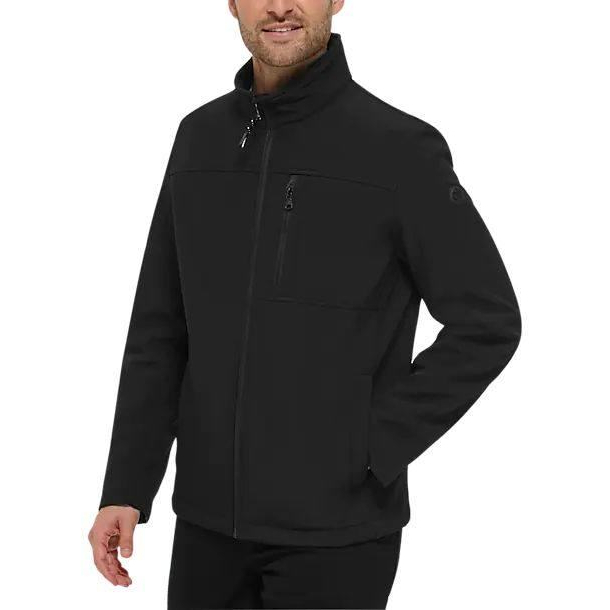 Áo khoác CK Soft Shell Jacket dành cho Nam. Chất vải Soft-shell kháng nước tốt. Bên trong lót nỉ dày dặn.