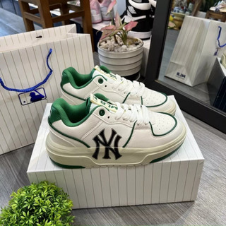 Giày mlb ny chunky liner đen, xanh - giày thể thao nam nữ mlb ny 2 màu đế tăng chiều cao 4cm full box bill