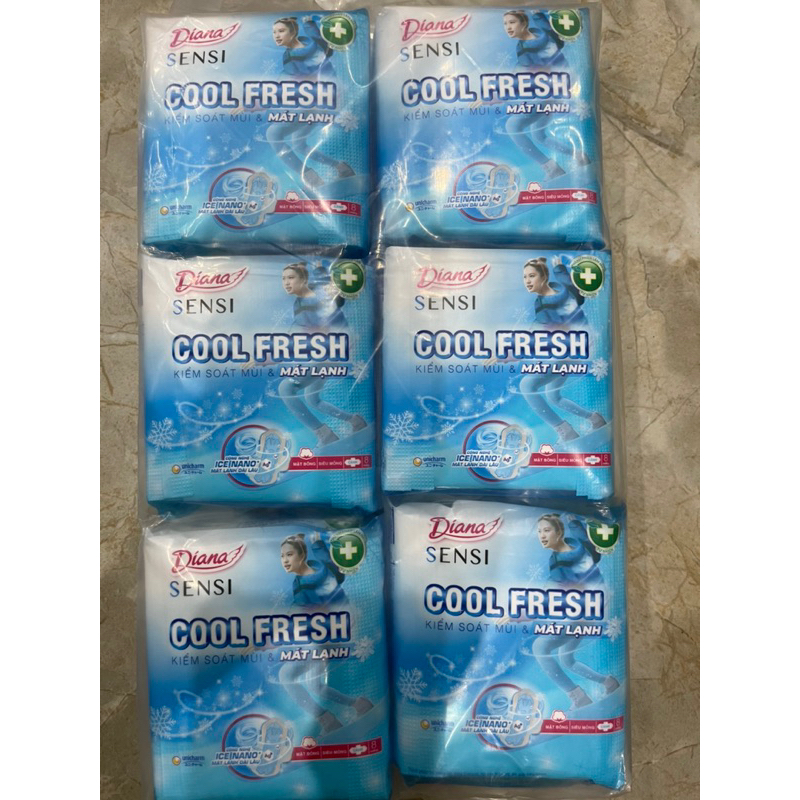 Băng vệ sinh Sensi cool fresh mỏng có cánh / không cánh