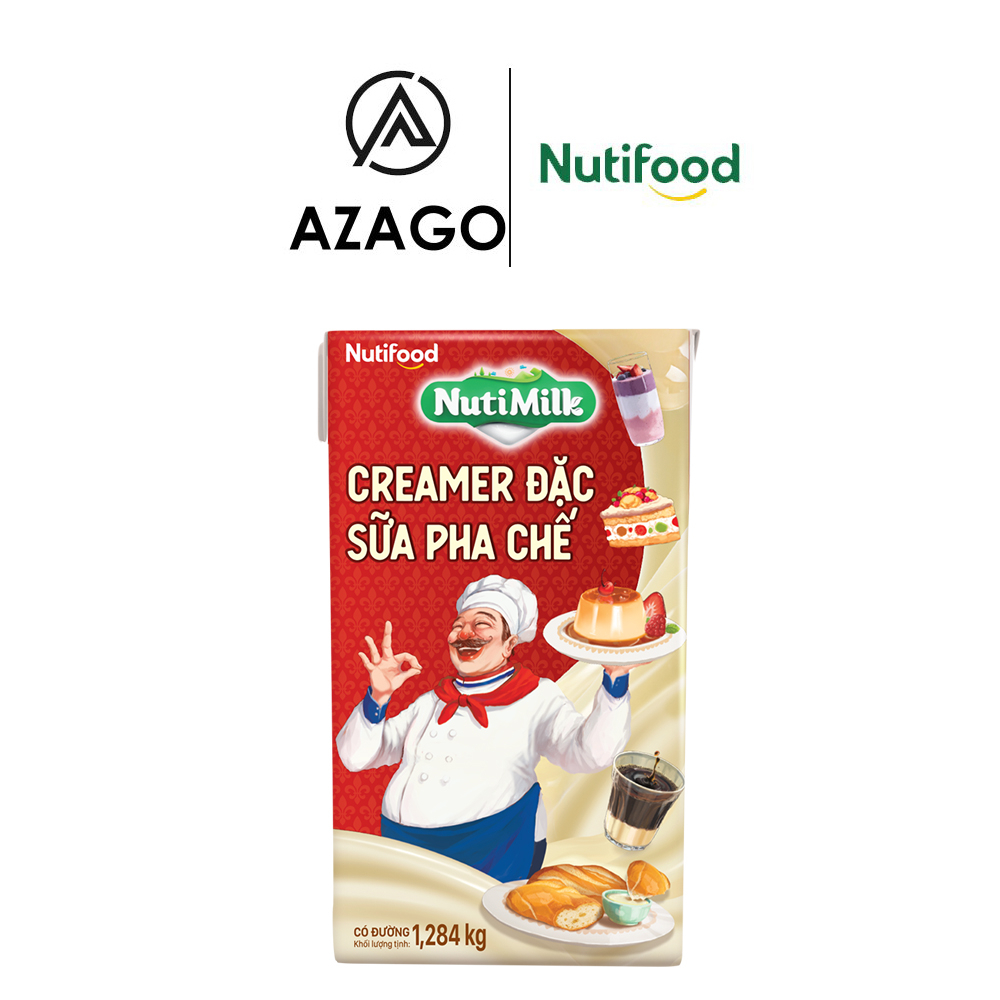 Creamer Đặc Có Đường Nuti OBSĐH1284AZF Hộp 1284g - Thương hiệu NUTIFOOD - AZAGO