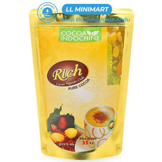 Bột Cacao Nguyên Chất Rich Cocoa Indochine Túi Nhôm 300G - Công nghệ Barth của Đức
