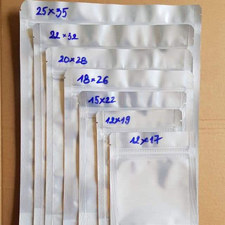 1KG TÚI ZIP BẠC