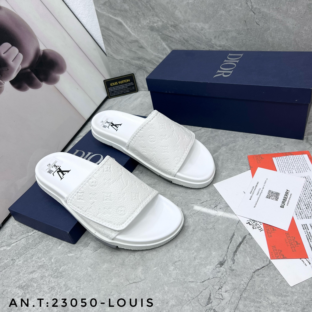 Dép unisex thời trang LV quai ngang dán bản cao cấp đủ các màu hot nhất thị trường
