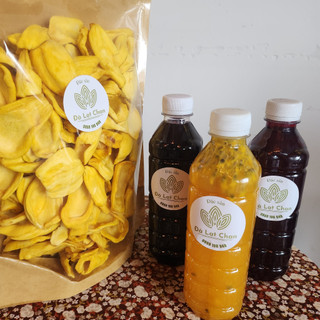 Combo 500gr mít sấy & 1 chai nước cốt 425ml - đặc sản đà lạt chan