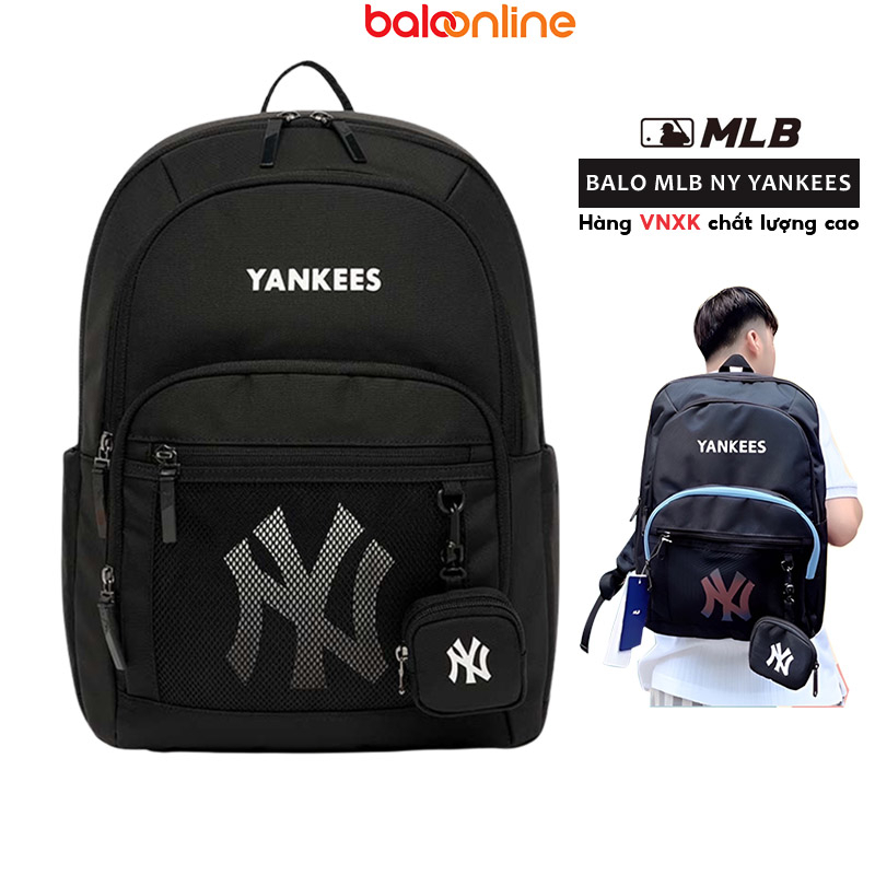 Balo Nam Nữ Unisex MLB NY Thời Trang Hàn Quốc Đi Học Đi Chơi Hàng VNXK Chất Lượng Cao