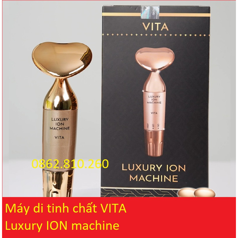 Máy Điện Di Tinh Chất Luxury Ion Machine, hấp thụ tinh chất gấp 10 lần