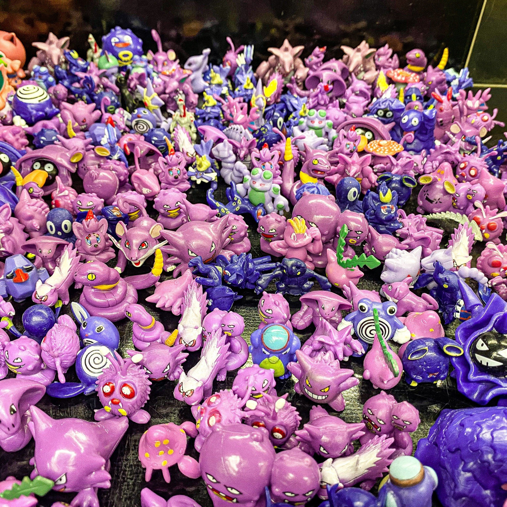 Mô hình Pokemon mini hệ ma, hệ độc mô hình tsum tsum tuổi thơ