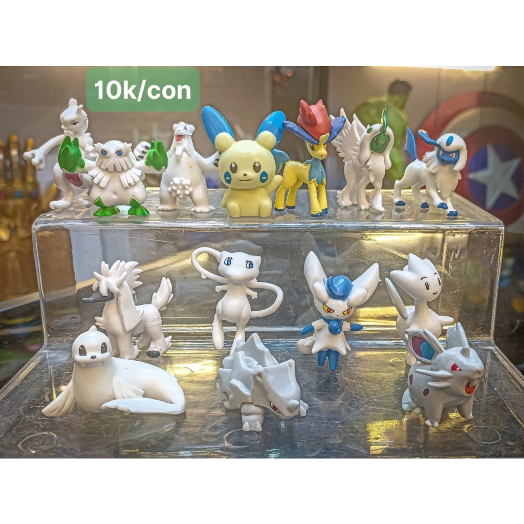 Mô hình Pokemon mini hệ thép, hệ đá mô hình tsum tsum tuổi thơ
