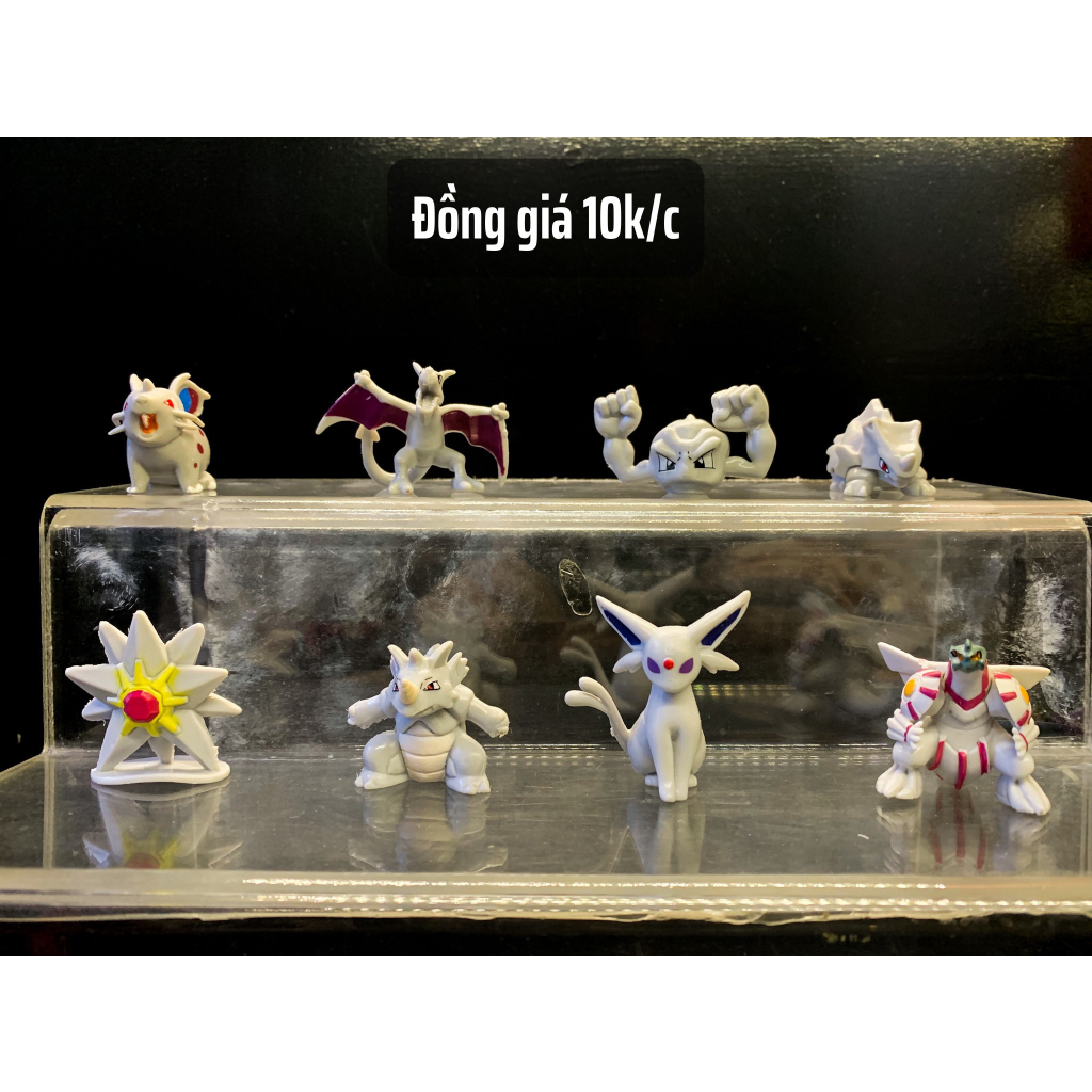 Mô hình Pokemon mini hệ thép, hệ đá mô hình tsum tsum tuổi thơ