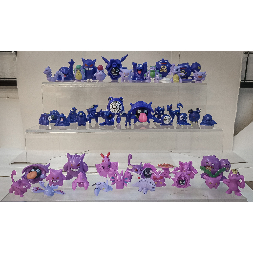 Mô hình Pokemon mini hệ ma, hệ độc mô hình tsum tsum tuổi thơ