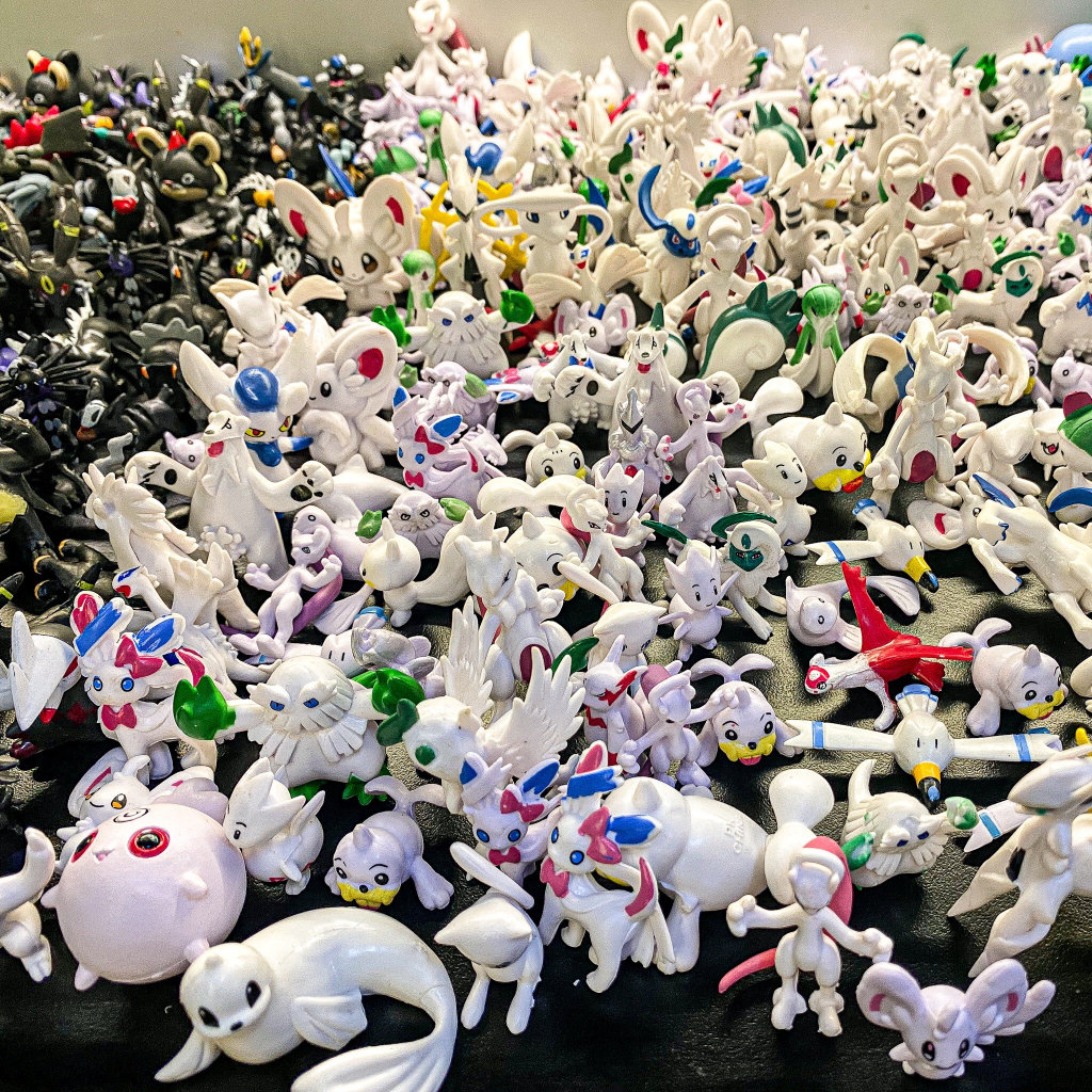 Mô hình Pokemon mini hệ thép, hệ đá mô hình tsum tsum tuổi thơ