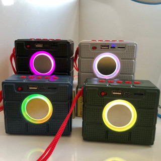 Loa bluetooth T&G - loa bluetooth mini thay đổi kiểu đèn,âm trong pin bền, thiết kế chắc chắn