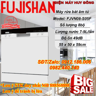 Máy rửa bát fujishan fjvn08-s05f