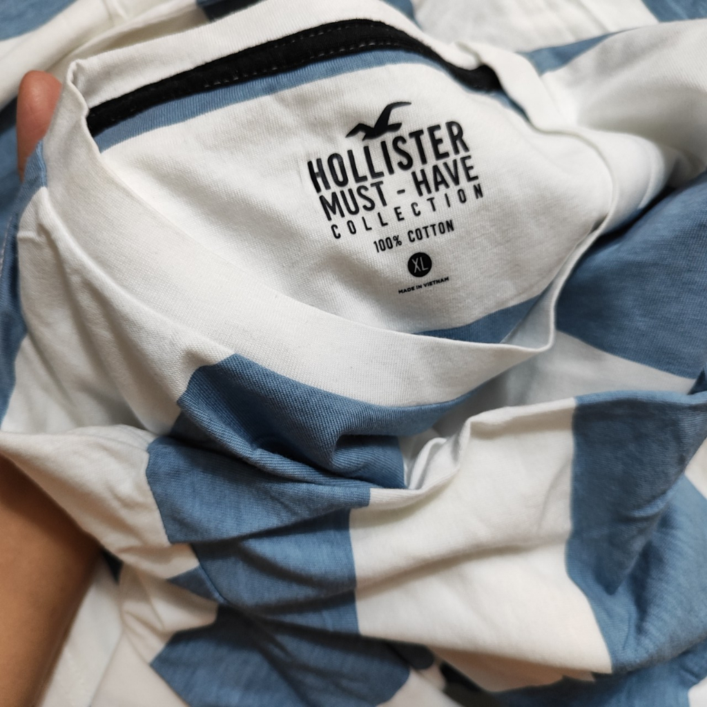 Áo thun nam Holister xuất dư xịn nhiều màu 100% cotton