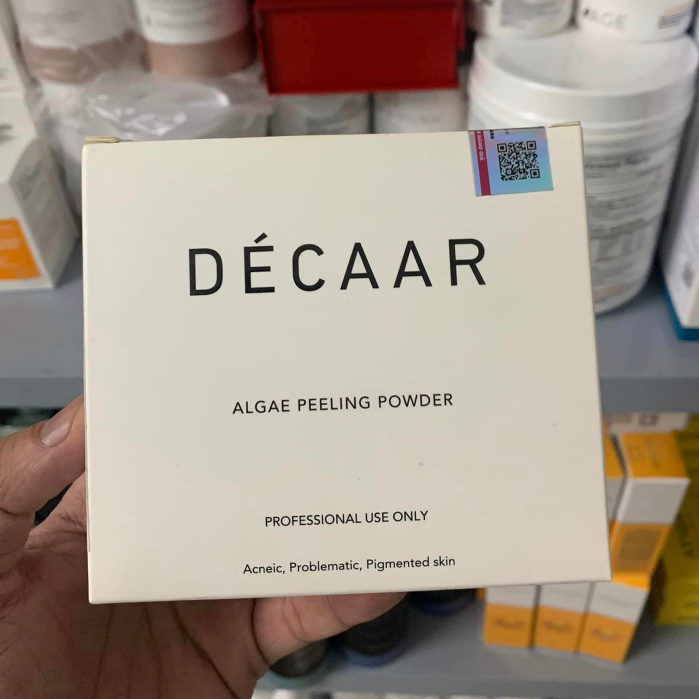 Decaar Algae Peeling Powder - Peel da từ vi tảo, thay da trẻ hóa khắc phục mọi khuyết điểm trên da