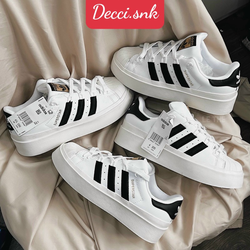 Giày thể thao sneaker Adidas Superstar Bonega “Cloud White”-Full box hàng Lai Au