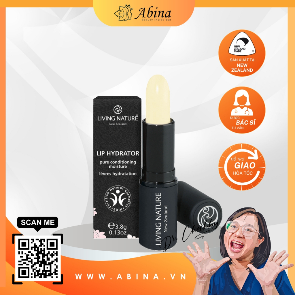 Son Dưỡng Môi Living Nature Lip Hydrator 01 - Dr Chubby