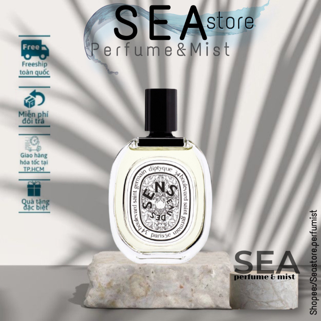 |𝐍𝐄𝐖| Mẫu thử nước hoa Eau De Sens Diptyque Tester 5/10ml |𝐒𝐄𝐀 𝐏𝐄𝐑𝐅𝐔𝐌𝐄|