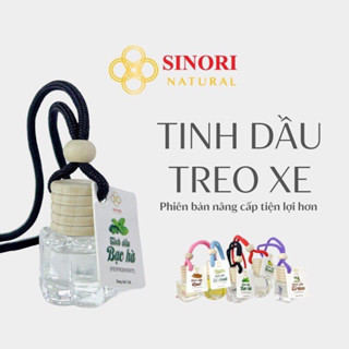 Tinh Dầu Treo Xe SINORI Nguyên Chất 100%, Khử Mùi Xe Hơi, Thơm Phòng, Đuổi Côn Trùng, Thư Giãn 7ml