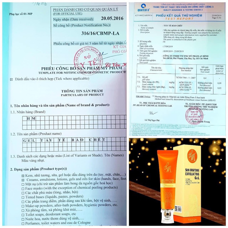 TẨY DA CHẾT DÀNH CHO MẶT HM