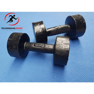 Tạ Tay 6Kg Gang Đúc Liền Khối