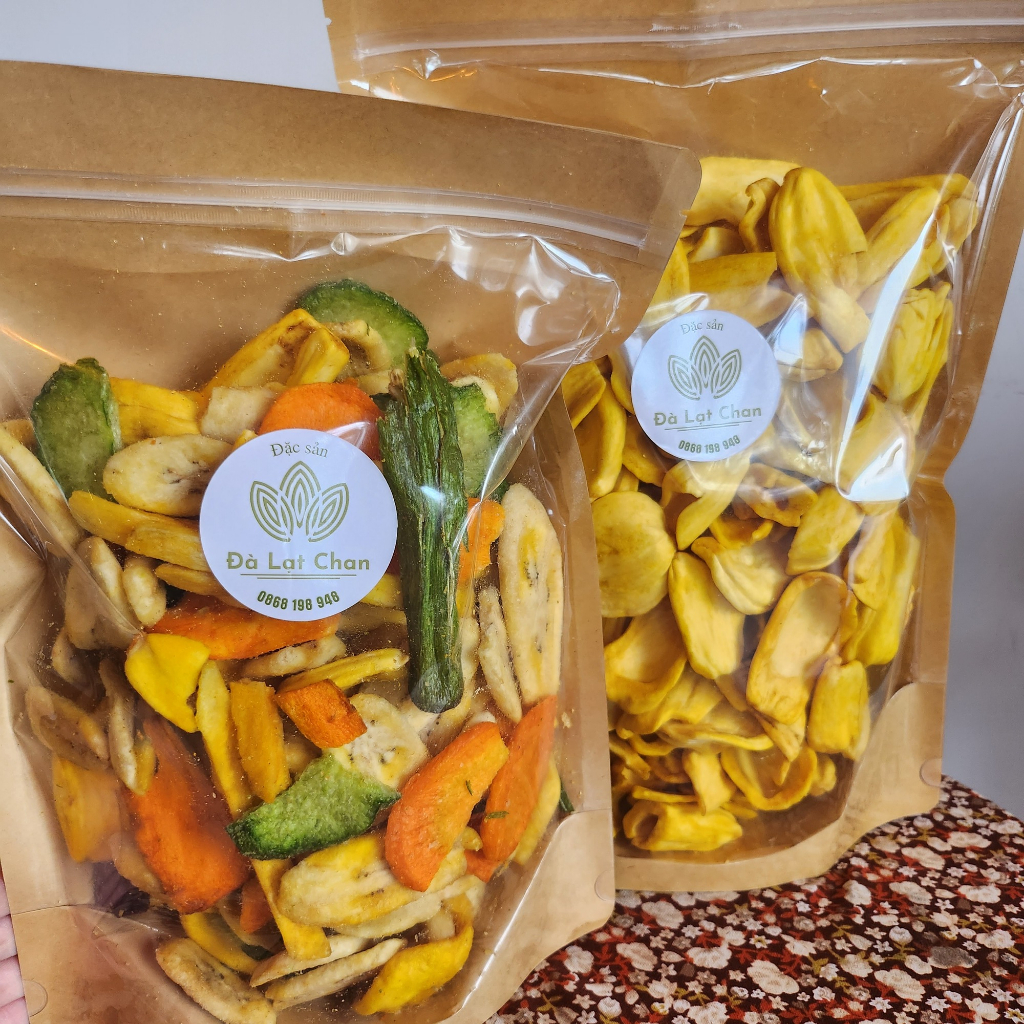 Combo Thập Cẩm và Mít Sấy (mỗi loại 500gr) - Đặc Sản Đà Lạt Chan