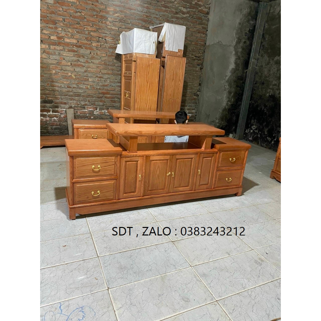 Kệ Tivi Gỗ Sồi