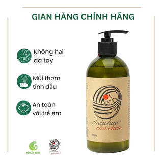 Nước rửa chén bát hữu cơ 500ml cô cà chua an toàn bảo vệ da tay