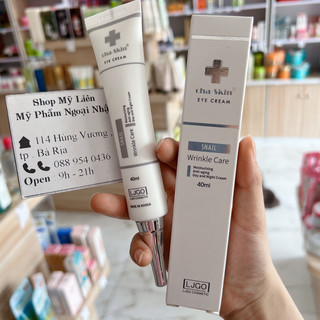 Kem thâm mắt kem mắt ốc sên cha-skin snail eye cream