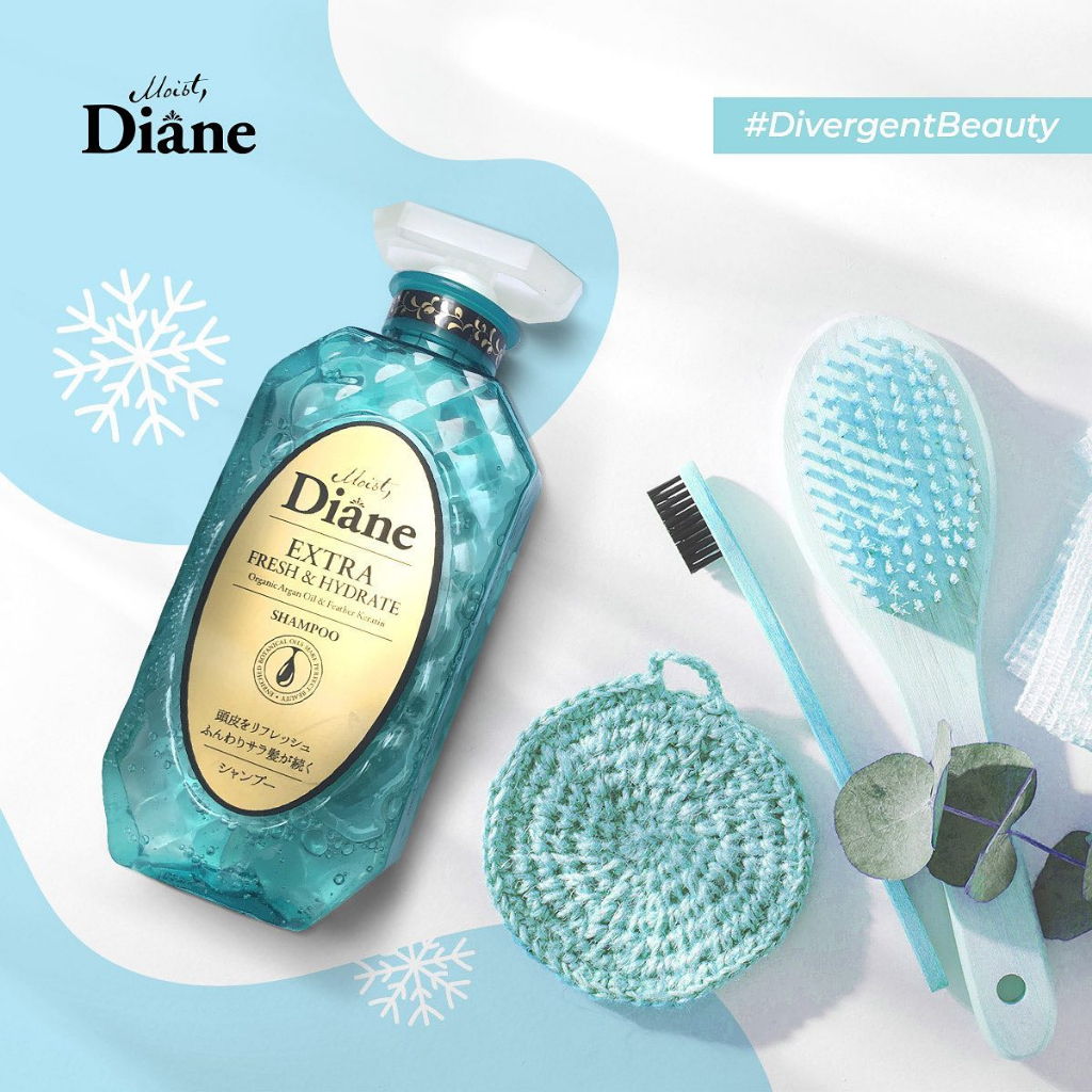 Dầu gội kiềm soát dầu Moist Diane Extra Fresh & Hydrate - 450ml