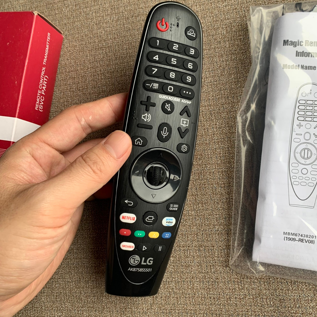 Điều khiển tivi LG thông minh MR20GA đời 2020 có giọng nói, chuột bay, Remote LG tivi thay thế cho MR19BA, MR18BA 2019