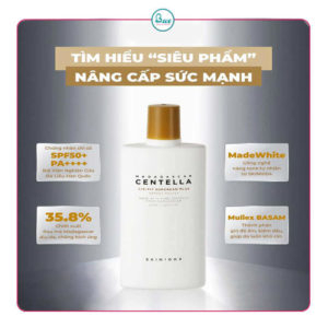 Kem Chống Nắng Cho Da Nhạy Cảm Chiết Xuất Rau Má Skin 1004 Madagascar Centella Air-fit Suncream SPF50+ PA++++ 50ml
