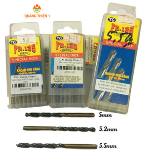 Mũi khoan sắt FR135 từ 5mm đến 6,5mm