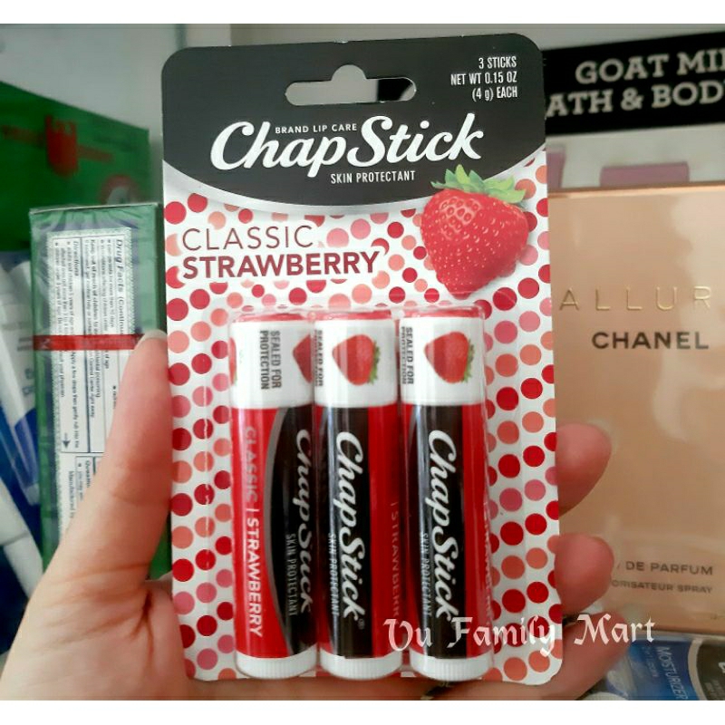Son dưỡng môi ChapStick® Tách lẻ 1 cây - Hàng Air Mỹ
