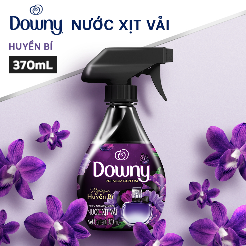 Combo 2 Chai Xịt Vải DOWNY Khử Mùi Và Chống Khuẩn 99.9% Hương Huyền Bí 370ml/chai