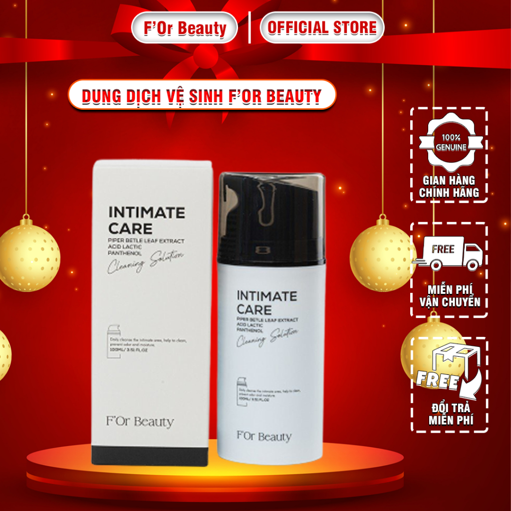 Nước Hoa Vùng Kín F'or Beauty 100ml - Dung Dịch Vệ Sinh Nam Nữ Lưu Hương Lâu Nhiều Giờ Mang Lại Cảm Giác Mát Nhẹ