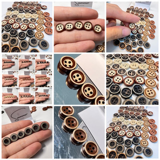 Nút áo sơ mi nam, nữ, khuy khâu, cúc quần 1cm