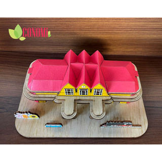 MÔ HÌNH NHÀ GA CỔ ĐÀ LẠT
