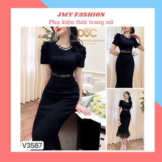 V3587 Váy đen body đuôi cá sang chảnh [DVC&ACC] váy dự tiệc nữ tính