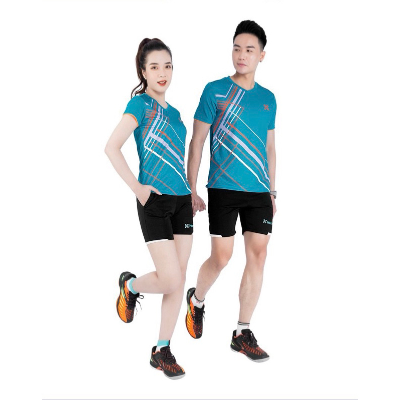 Bộ Thể Thao NAM / NỮ HERMOD Bóng Chuyền, Cầu Lông, Tennis,  Vải Co Dãn, Thoáng Mát, Thấm Hút BA03XL