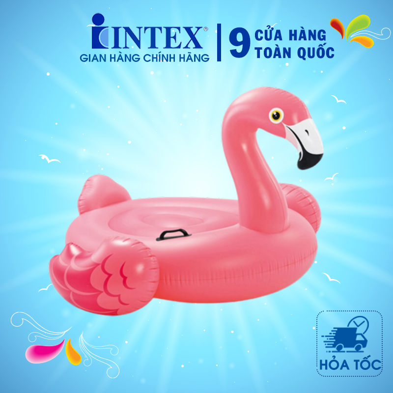 Phao bơi hồng hạc khổng lồ INTEX 57288