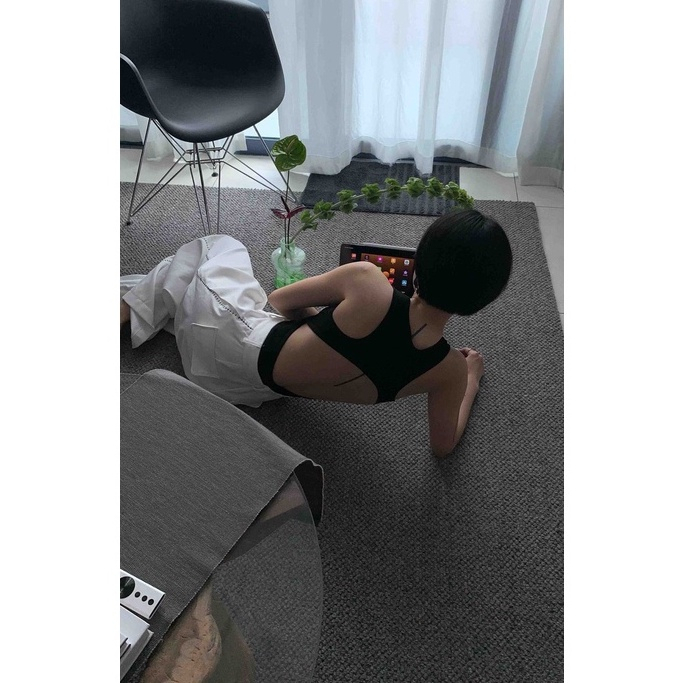 Bodysuit Áo Liền Thân Sát Nách, Khoét Lưng - Tharo Clothing