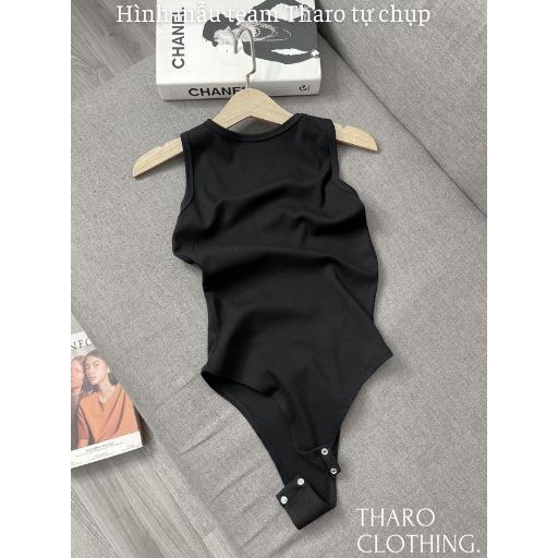 Bodysuit Áo Liền Thân Sát Nách, Khoét Lưng - Tharo Clothing