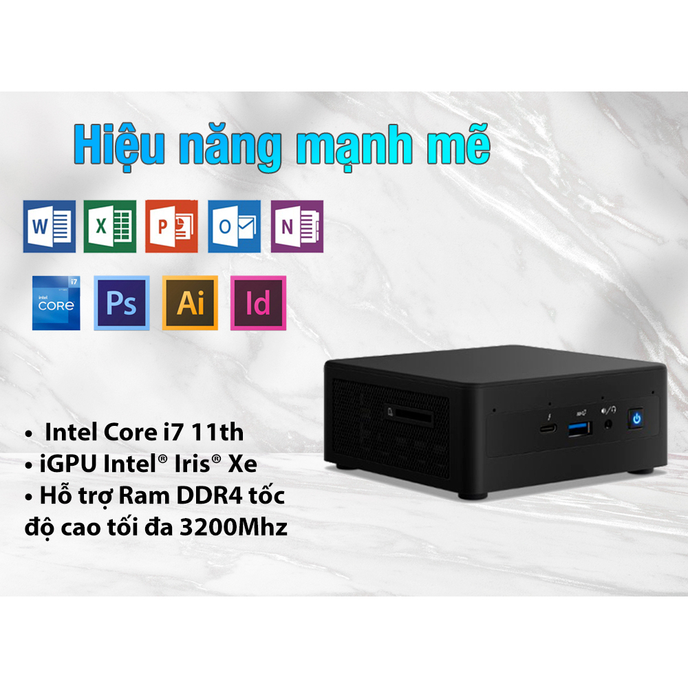 Máy tính Intel NUC 11 - NUC11PAH (i7-1165G7) Thiết kế đơn giản, hiệu năng mạnh mẽ | BigBuy360 - bigbuy360.vn