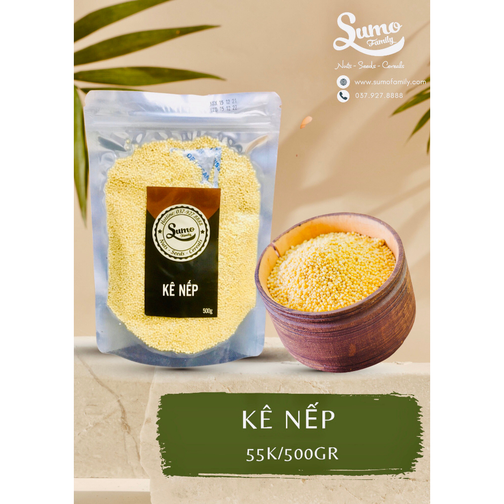 Kê nếp, túi 500gr
